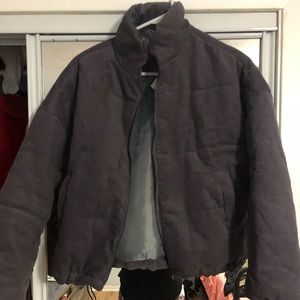 Corduroy bomber jacket